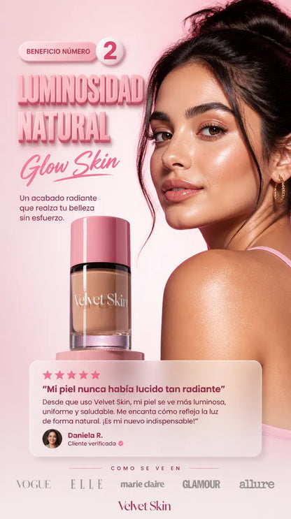 Velvet Skin - Beneficio luminosidad natural